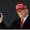 Donald Trump’s Hilariously Narcissistic Phone Lock Screen Background Is Breaking the Internet Air Force One Qatar Boeing Jet gift
